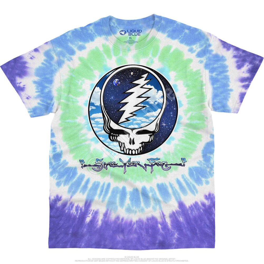 Sky Space SYF Tie-Dye ~ Officially Licensed ~ Liquid Blue ~ Brand New!